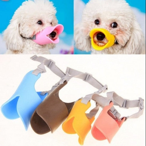 Adjustable Soft Anti Bite Poodle Duckbill Pet Muzzle