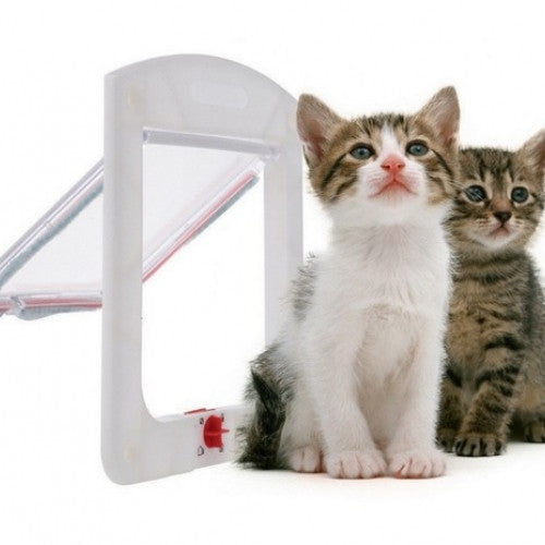 Four Way Lockable Pet Door Flap