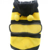 Bumble Bee Wings Fleece Hoody Pet Coat